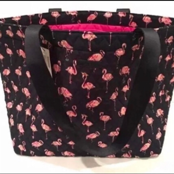 vera bradley flamingo fiesta tote